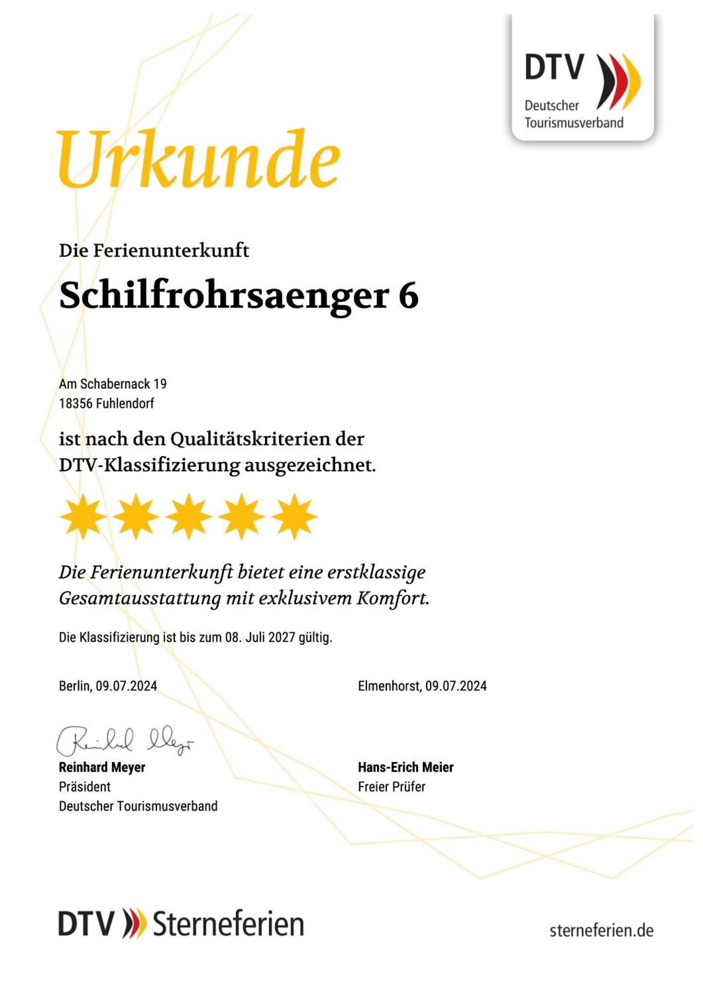 Ferienhaus Schilfrohrsaenger 6 풀렌도르프 외부 사진